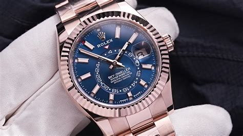 rolex sky dweller blue dial chrono24|Rolex Sky-Dweller watch price.